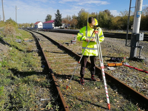 Наиболее распространенный вид наземной съемки планов на железнодорожных изысканиях