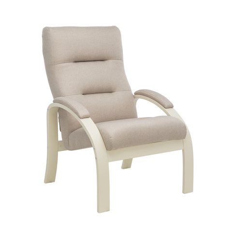 Кресло для отдыха "Лион", слоновая кость, жаккард "Мальмо 05"