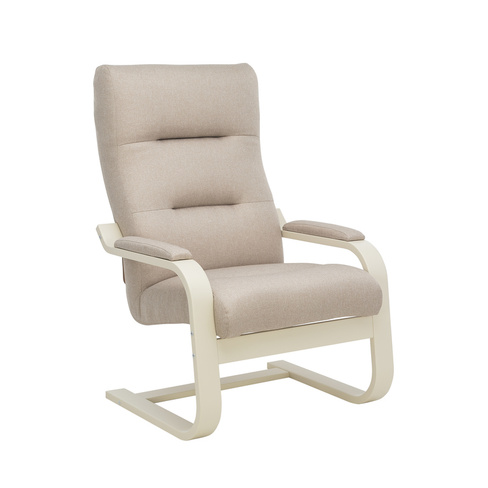 Кресло для отдыха "Оскар", слоновая кость, жаккард "Мальмо 05"