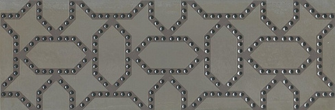 Керамический декор Kerama Marazzi 30x89,5 Раваль обрезной серый