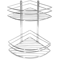 Полка угловая Fixsen двухэтажная, сталь, хром (FX-850-2)
