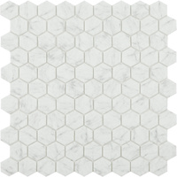 Стеклянная мозаика Vidrepur Hex Marbles № 4300 30,7х31,7 см