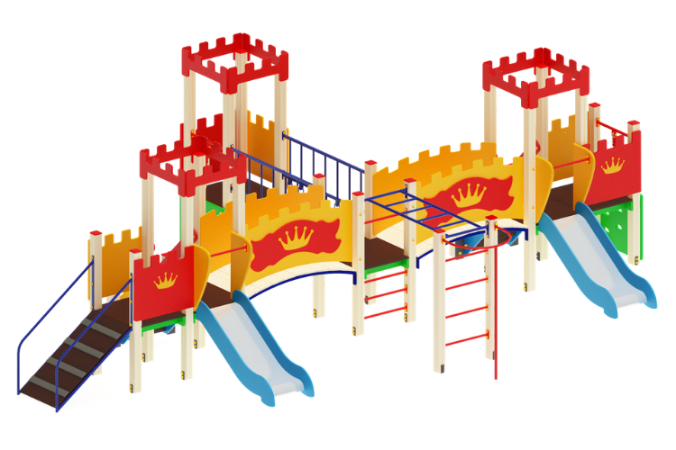Детский игровой комплекс для детей 3-7 лет ДИК 02-1505 Королевство от ...