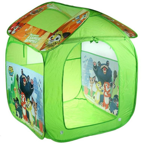Палатка игровая Лео и Тиг 83х80х105 см, в сумке арт.GFA-LEOTIG-R Играем вместе
