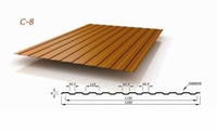 Профнастил С8 0,45 мм, оцинкованный