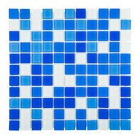 Мозаика стеклянная Aquaviva Сristall Bagama светлая DCM304