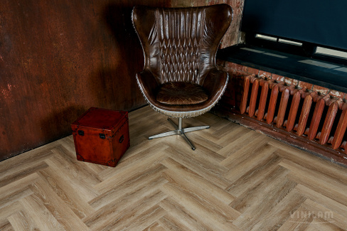 Виниловый паркет VINILAM Herringbone Классический 720x120x6,5 мм