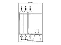 Прибор для отбора и хранения проб газа ППГ (колба 1000 мл, пипетка 1000 мл) код.3503
