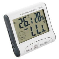 Термометр Luazon LTR-15, электронный, 2 датчика температуры, датчик влажности, белый Luazon Home