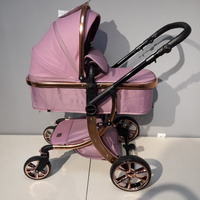 Детская коляска трансформер 2 в 1 Luxmom 608 цвет лиловый