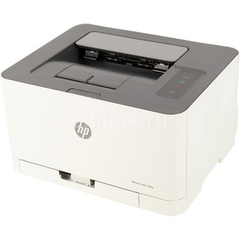 Принтер лазерный HP Color LaserJet 150nw цветная печать, A4, цвет белый [4zb95a]