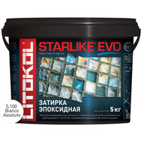 Затирочная смесь Litokol STARLIKE EVO Bianco Assoluto S.100 5 кг