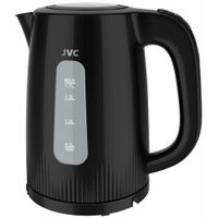 Чайник электрический JVC 1,7 л, автооткрывание крышки, съемный фильтр от накипи, 2200 Вт