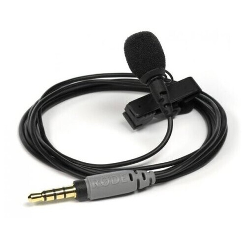 Микрофон проводной RODE smartLav+, разъем: mini jack 3.5 mm, черный