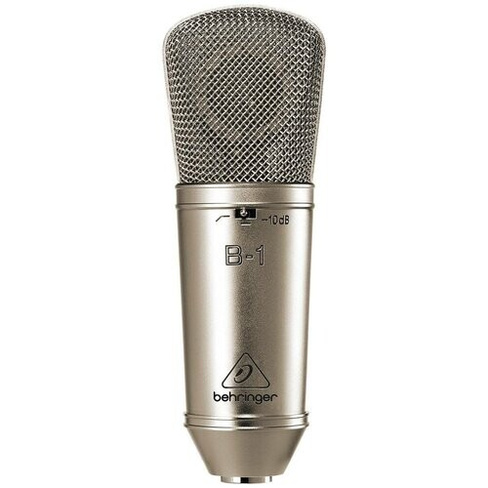 Микрофонный комплект BEHRINGER B-1, комплектация: микрофон, разъем: XLR 3 pin (M), золотистый, 1 шт Behringer