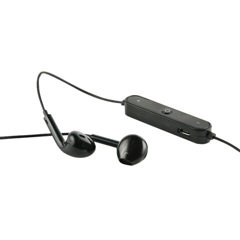 Наушники с микрофоном гарнитура RED LINE BHS-01 Bluetooth беспроводные черные УТ000013644