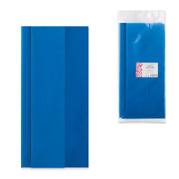 Скатерть одноразовая из нетканого материала спанбонд 140х110 см ИНТРОПЛАСТИКА синяя