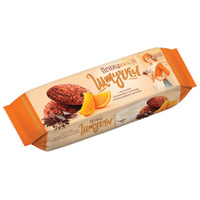 Печенье овсяное ШТУЧКИ с кусочками шоколада и апельсиновыми цукатами сдобное 160 г 60261152