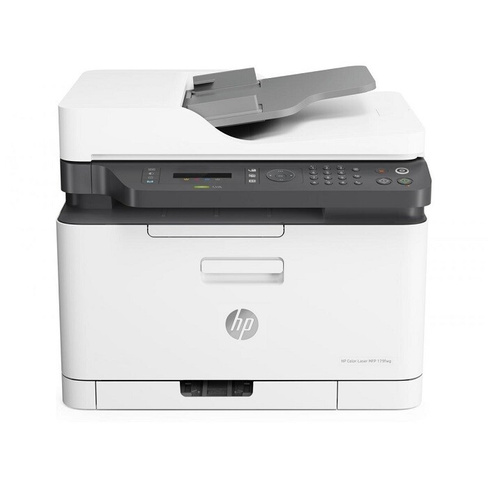МФУ HP Color LaserJet 179fnw 4ZB97A, цветной принтер/сканер/копир/факс, A4, LAN, Wi-Fi, USB, белый
