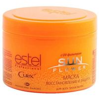ESTEL Curex SunFlower маска для волос Восстановление и защита с UV-фильтром, 100 г, 500 мл, банка