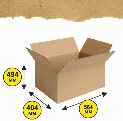 Картонная коробка (гофрокороб) 996 (Т24B) 564мм*404мм*494мм