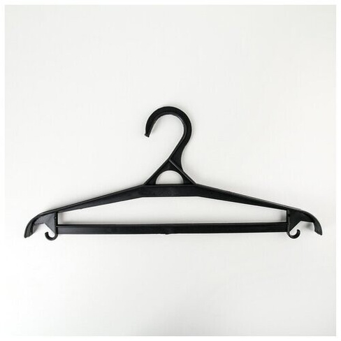 Вешалка-плечики для верхней одежды, размер 48-50, цвет чёрный Нет бренда