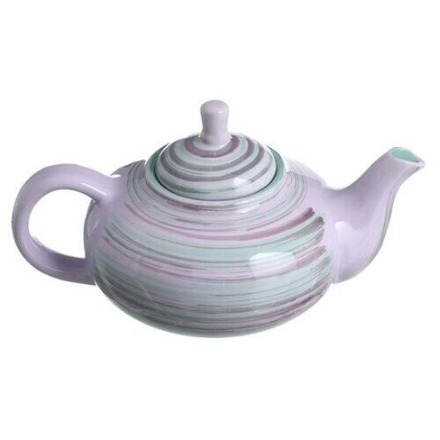 Чайник "Кроха средний" 0,7л, лаванда, заварник для чая, посуда для сервировки, заварник керамический Борисовская керамик