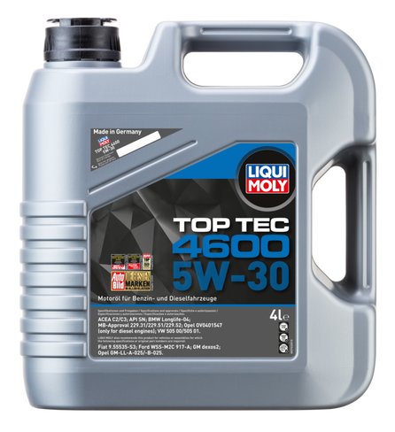 Масло моторное LIQUI MOLY Top Tec 4600 5W-30 (4 л)