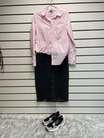 Рубашка розовая H&M размер 42