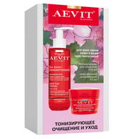 Набор подарочный AEVIT Тонизирующее очищение и уход за кожей лица (2 продукта), Librederm LIBREDERM