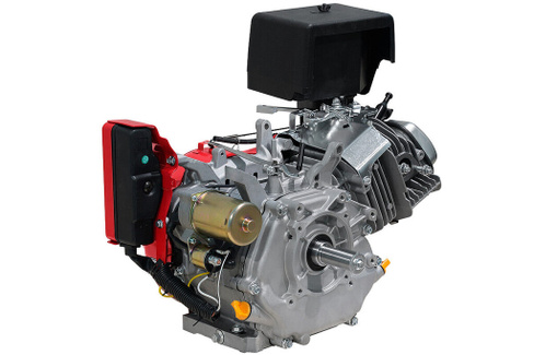 Двигатель бензиновый TSS Excalibur S420 - K2 вал цилиндр под шпонку 25/62.5 / key