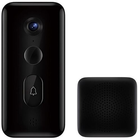Видеозвонок Xiaomi Smart Doorbell 3, черный [bhr5416gl]