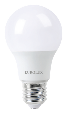 Лампа светодиодная LL-E-A60-11W-230-6K-E27 груша, 11Вт, холод., Е27 Eurolux