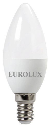 Лампа светодиодная EUROLUX LL-E-C37-5W-230-2,7K-E14 Eurolux