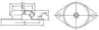 Амортизатор двигателя для АД-1000 ZA-49-80