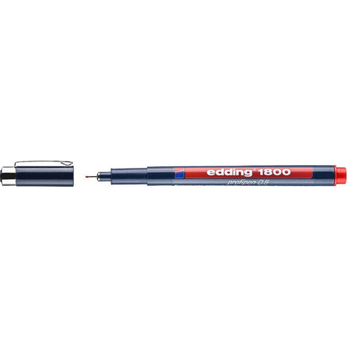 Капиллярная ручка-фломастер для черчения EDDING E-1800-0.5#2