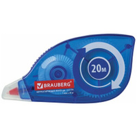 BRAUBERG Корректирующая лента синяя 5 мм х 20 м, синий