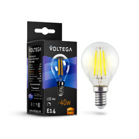 Лампа Voltega VG10-G1E14warm5W-FD Crystal dim 5W E14 DIM Стекло Прозрачн.