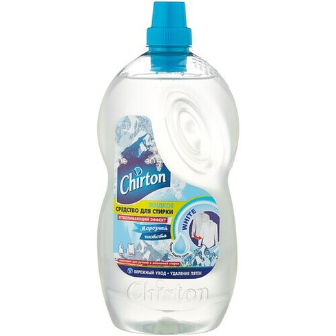 Жидкость для стирки Chirton Морозная чистота, 1.8 кг, 1.81 л, для цветных тканей, для деликатных тканей