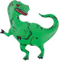 Фольгированный шар Динозавр Тираннозавр зеленый