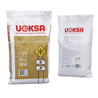 Реагент противогололёдный песко-соляная смесь 20 кг UOKSA Пескосоль мешок