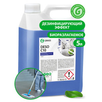 Средство моющее c дезинфицирующим эффектом 5 кг GRASS DESO C10 концентрат 125191