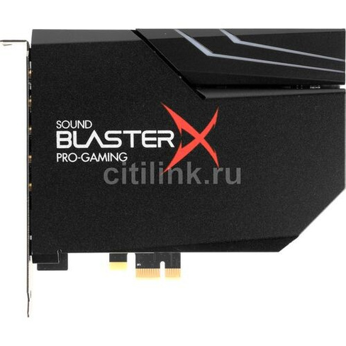 Звуковая карта PCI-E Creative BlasterX AE-5 Plus, 5.1, Ret [70sb174000003]