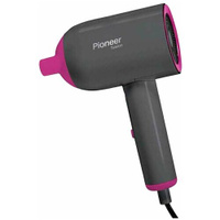 Фен для волос Pioneer HD-1600 с 3 режимам скоростями воздушного потока и 3 режимами нагрева, керамическая решетка с турм