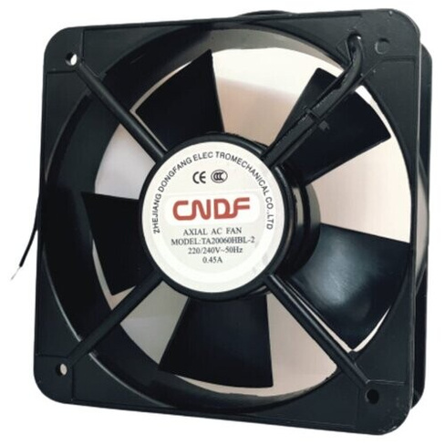Вентилятор CNDF 20060HBL 200х200х60 220В 0.45A 479м3/час увеличенной мощности 70W осевой с подшипником качения 2500об/ми