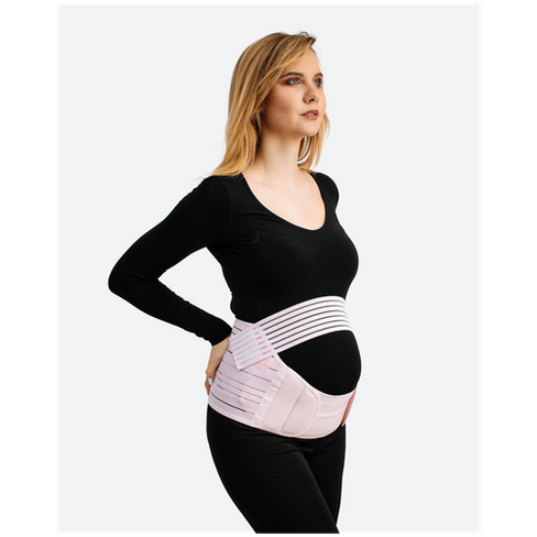 Пояс (бандаж) для беременных 4 в 1 universal, дородовой, послеродовой, розовый, альмед M (80-110 см) ALMED