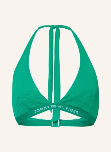 Треугольный лиф бикини Tommy Hilfiger, зеленый