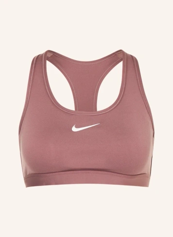 Спортивный бюстгальтер swoosh Nike, розовый