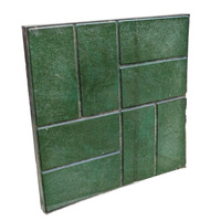Тротуарная полимерпесчанная плитка для дорожек 45 х 45 х 3,0 Зеленый