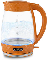 Чайник/Термопот KITFORT Чайник электрический КТ-6123-4 2л. 2200Вт оранжевый